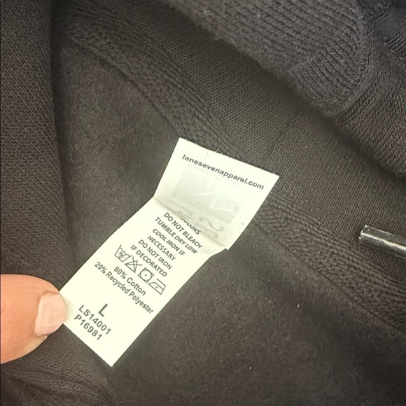 Black 'I Love Brunettes' Hoodie Connor Tomlinson Spectrum Hoodies Large NEW - Picture 6 of 6